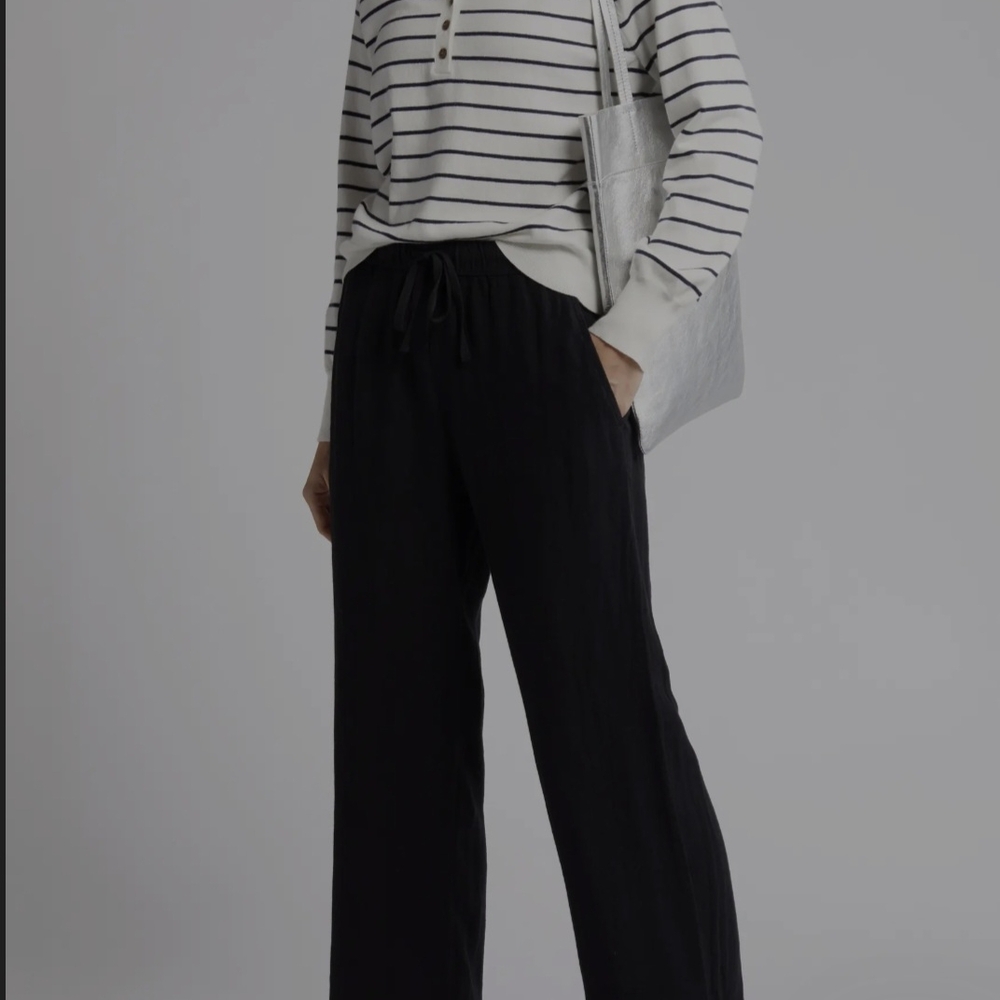 NWT Caslon Petite Straight Leg Linen Pant